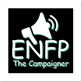 ENFP The Campaigner MBTI types 8D Myers Briggs personality gift with icon Posters and Art